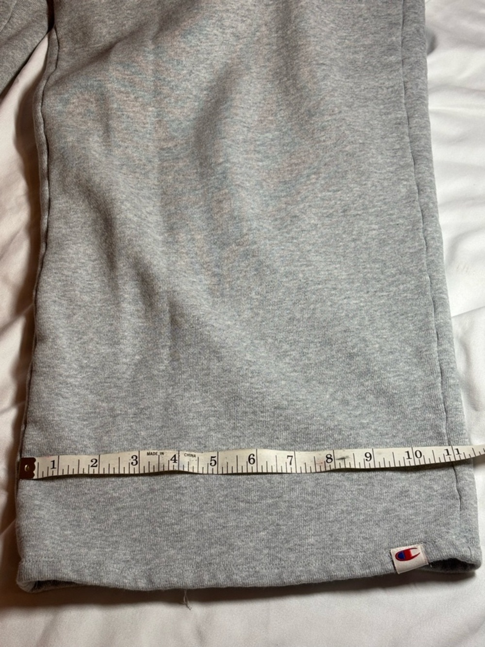 Champion Women’s Fleece Wide Legged Sweatpants Oxford Grey Heather, size M - Picture 8 of 8